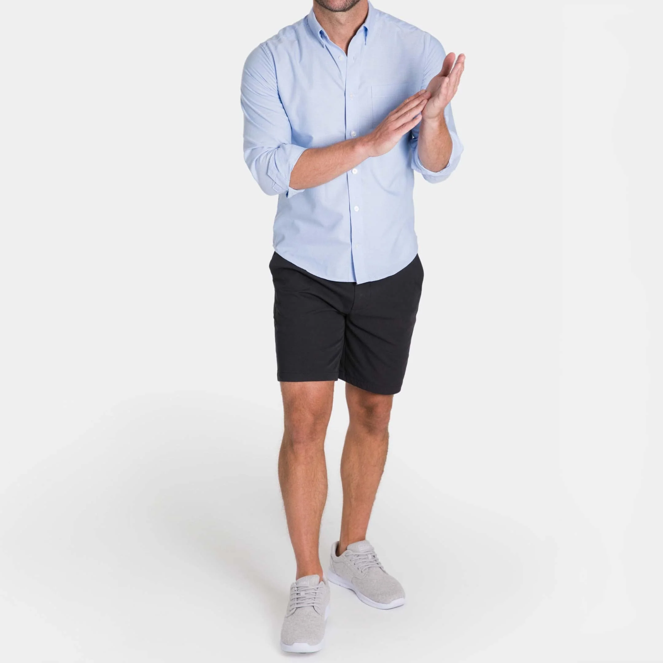 Black Transit Tech Chino Short - Image 5